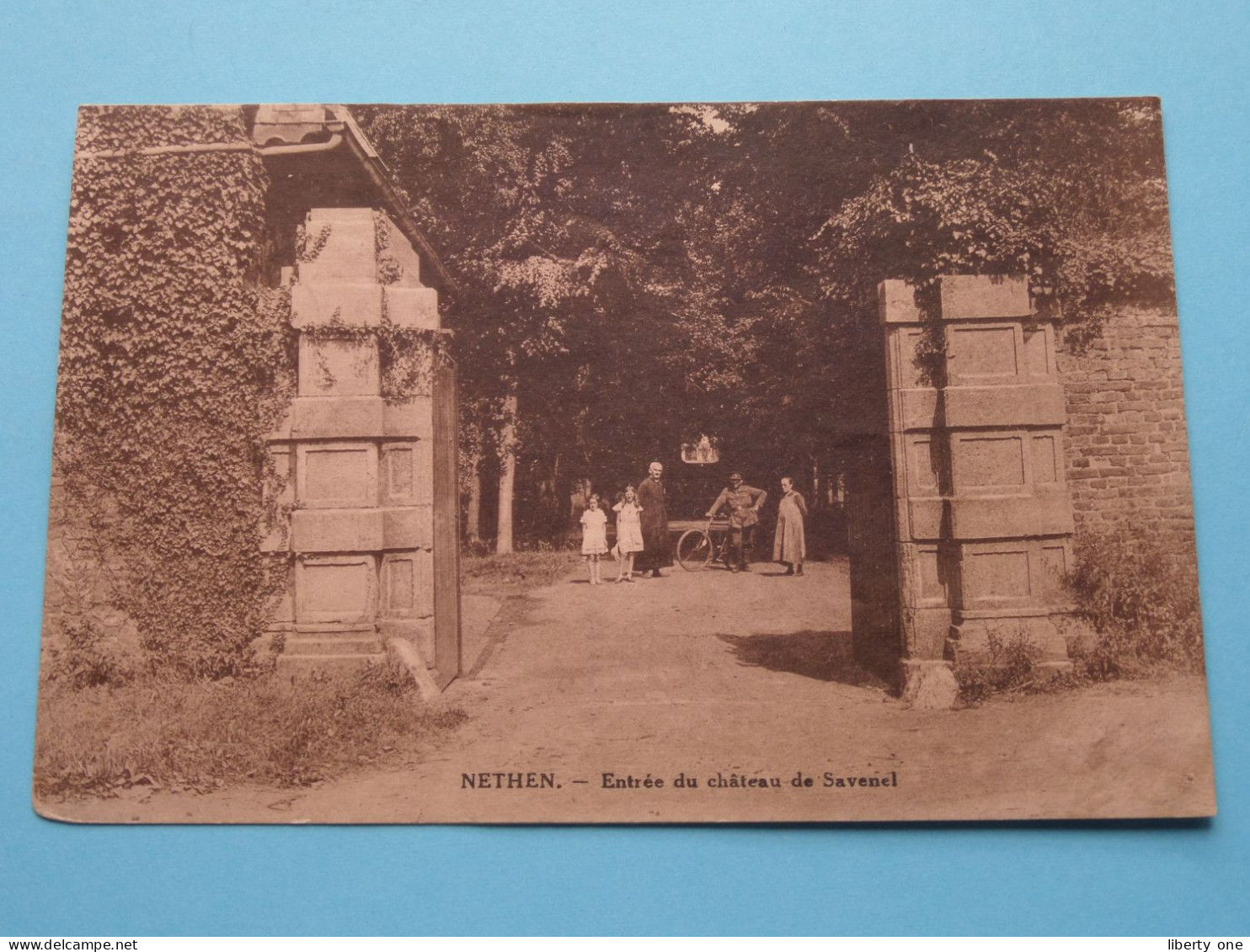 NETHEN Entrée Du Château De SAVENEL ( Edit.: E. Licoppe / Desaix ) 19?? ( Zie / Voir Scans ) ! - Graven