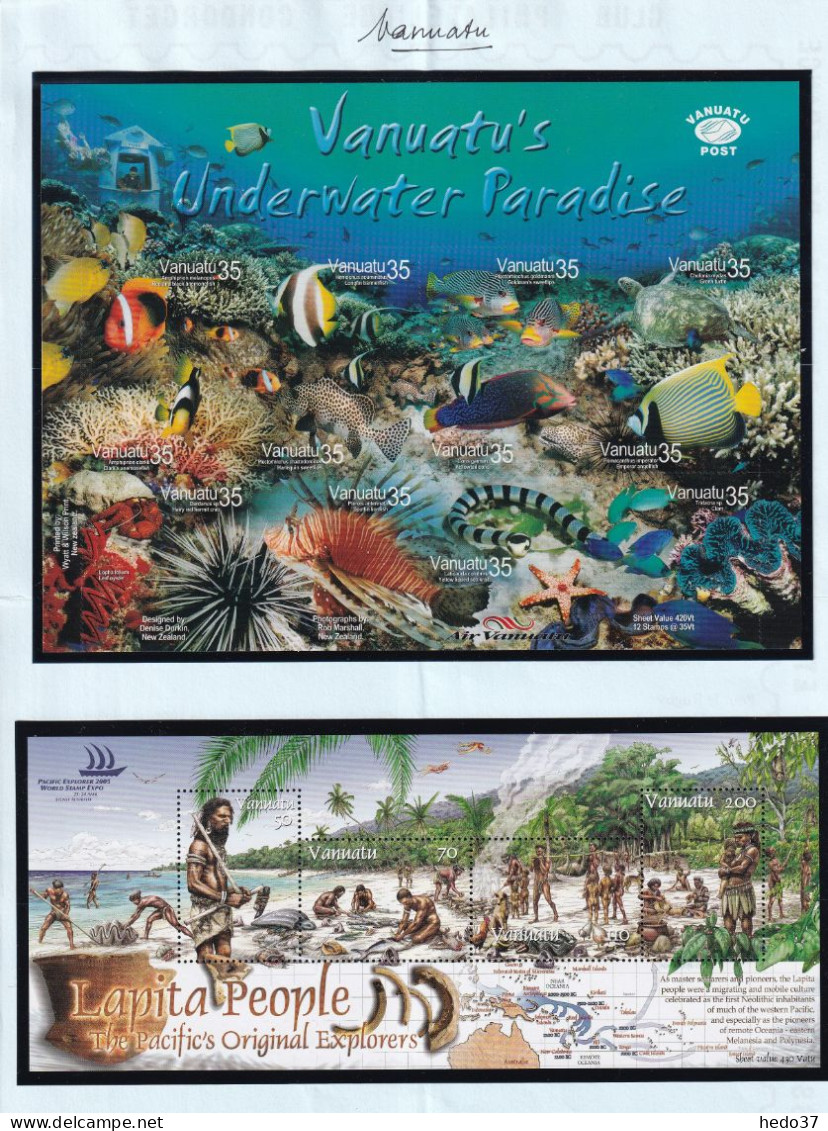 Vanuatu - Collection 2001/2017 - Neufs ** sans charnière - Cote Yvert 1360 € - TB