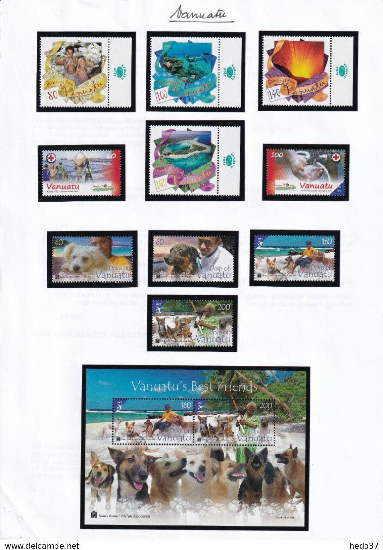 Vanuatu - Collection 2001/2017 - Neufs ** sans charnière - Cote Yvert 1360 € - TB