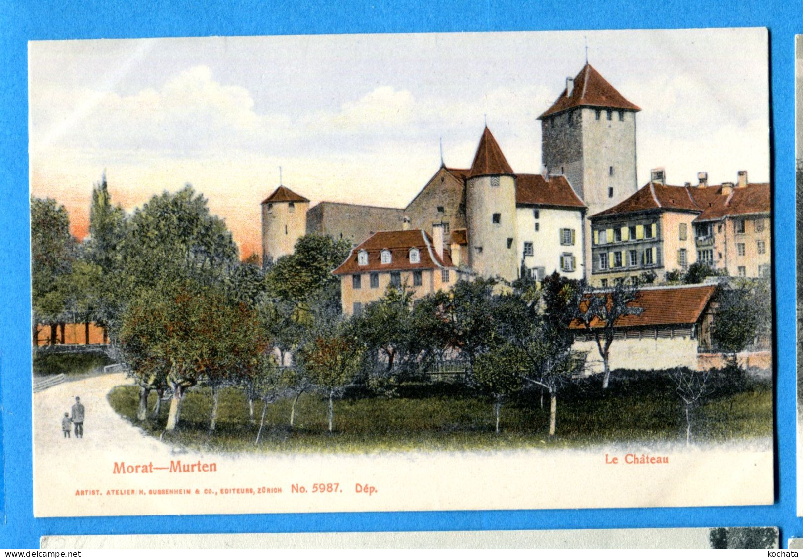 VIX066, Morat, Murten, 5987, Le Château, Précurseur, Non Circulée - Murten