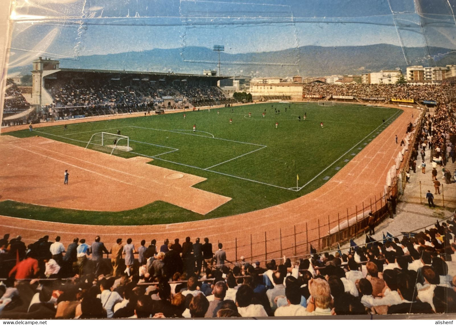 Bergamo Stadio Brumana Azzurri D'Italia Stade Stadium Postcard Estadio - Fussball