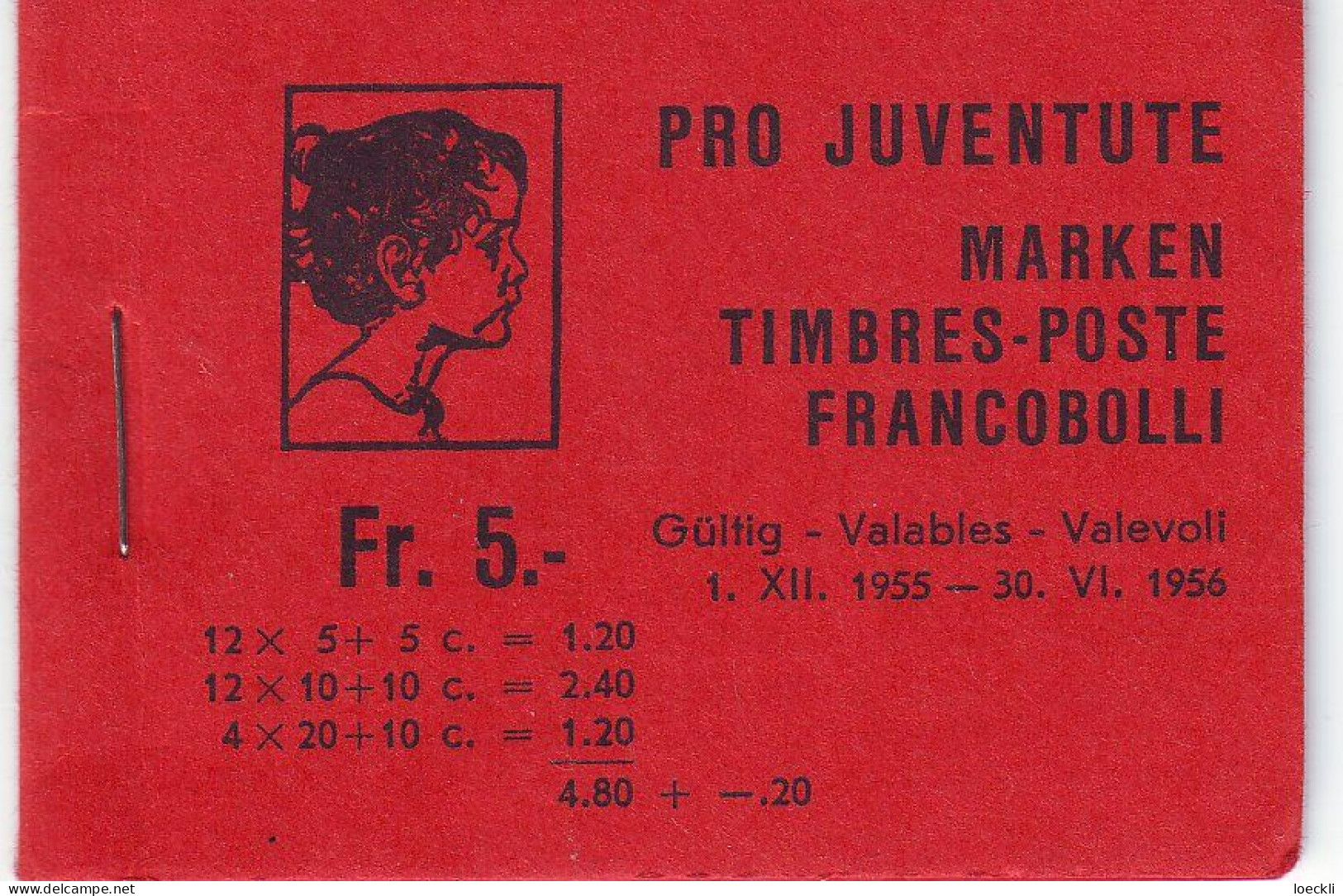 Pro Juventute Markenheft/Booklet - Nuevos