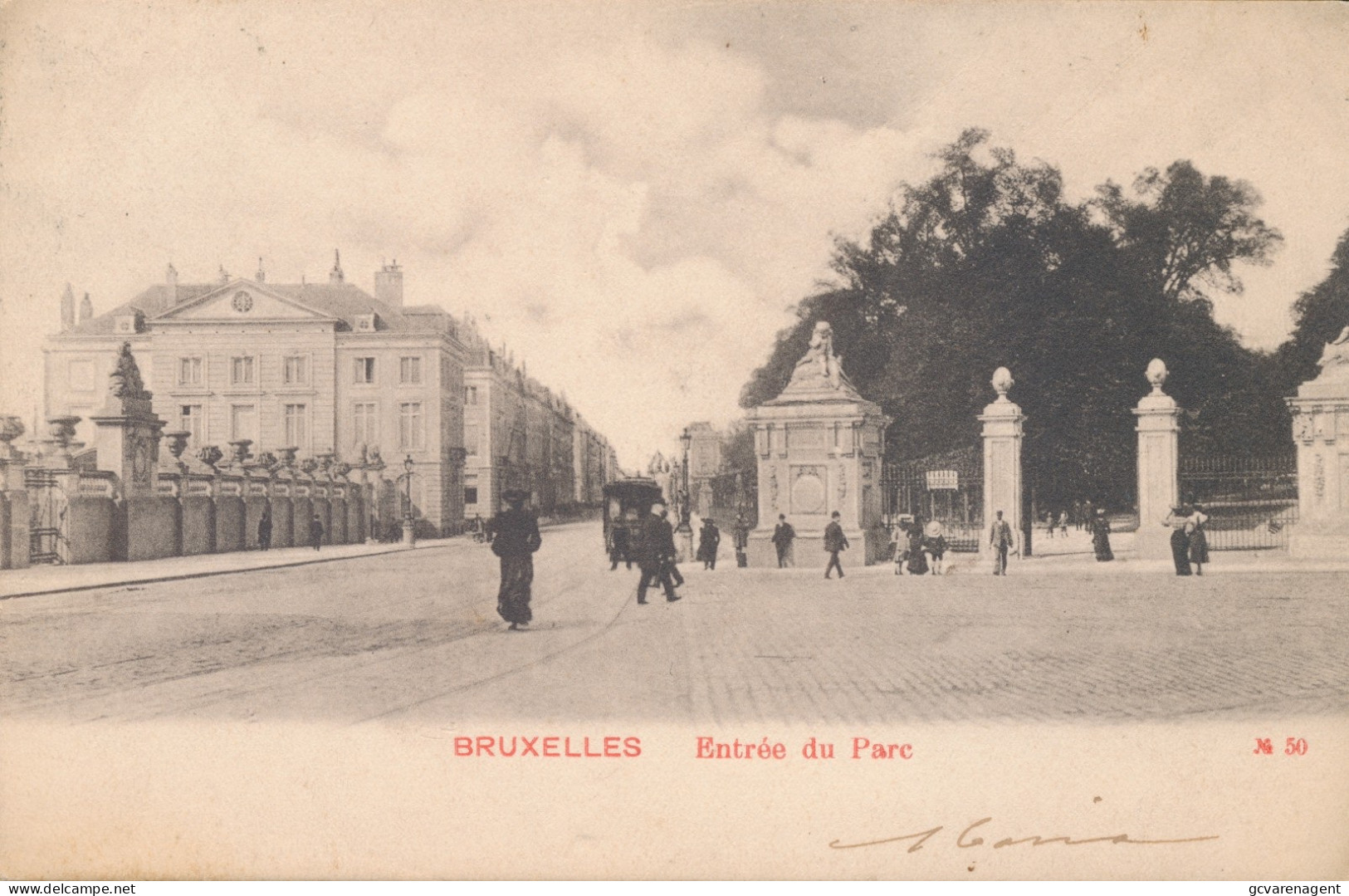 BRUXELLES.   ENTREE DU PARC      ZIE AFBEELDINGEN - Andere & Zonder Classificatie