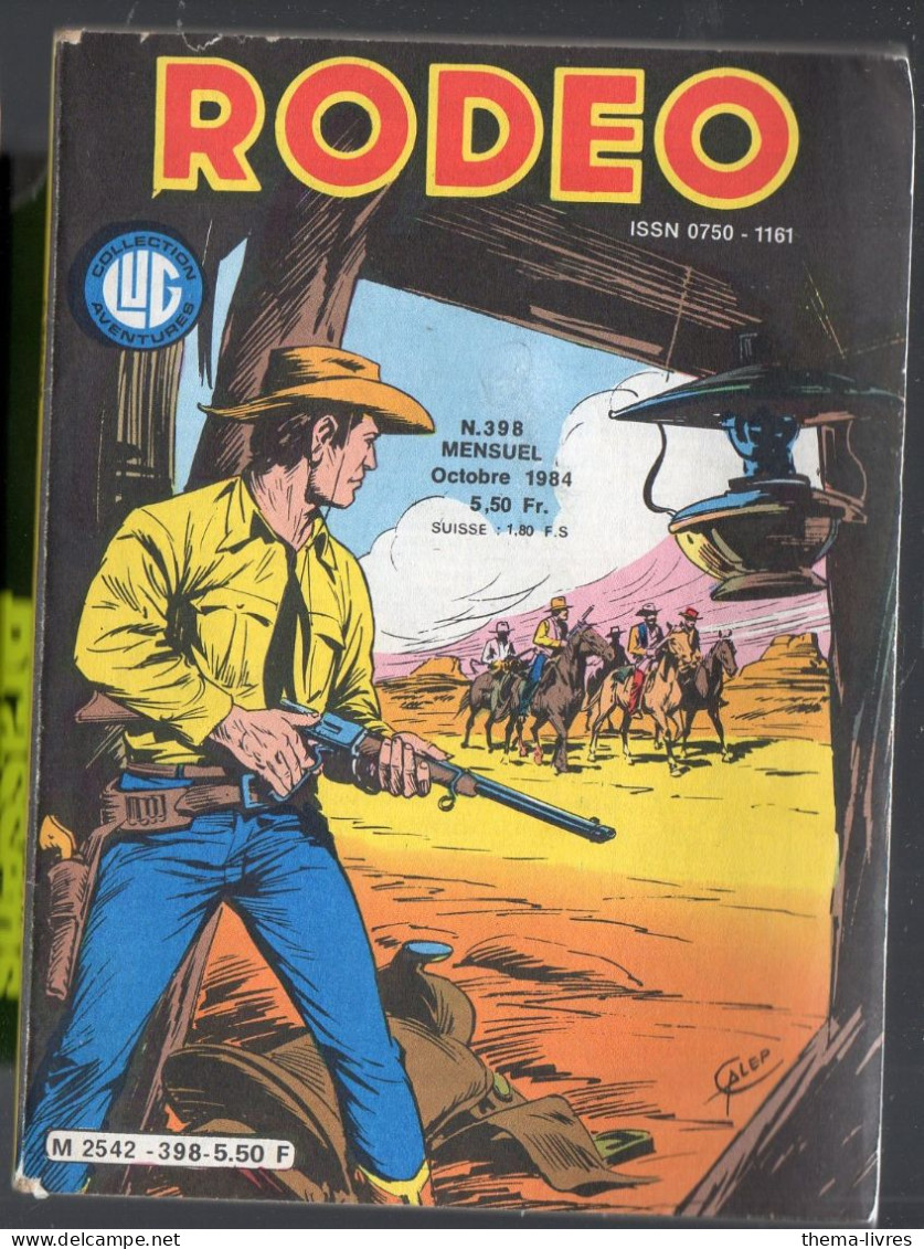 BD (pocket)   RODEO  N°398   De 1984 (PPP47354 / 398) - Other & Unclassified