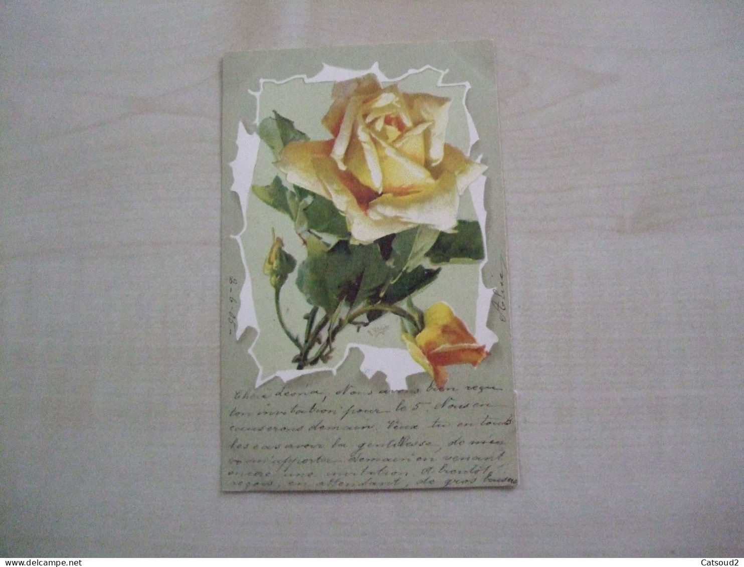 Carte Postale Ancienne Catharina Klein 1905 ROSES - Klein, Catharina