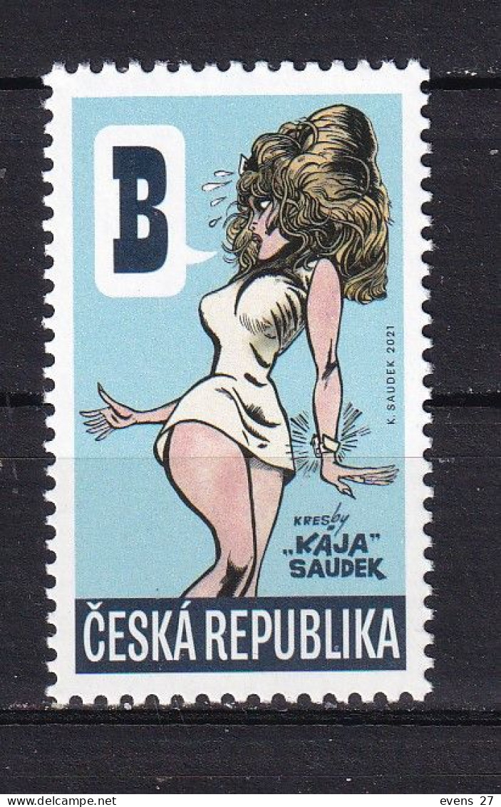 CZECH REPUBLIC-2021-KAJA SAUDEK-MNH. - Unused Stamps