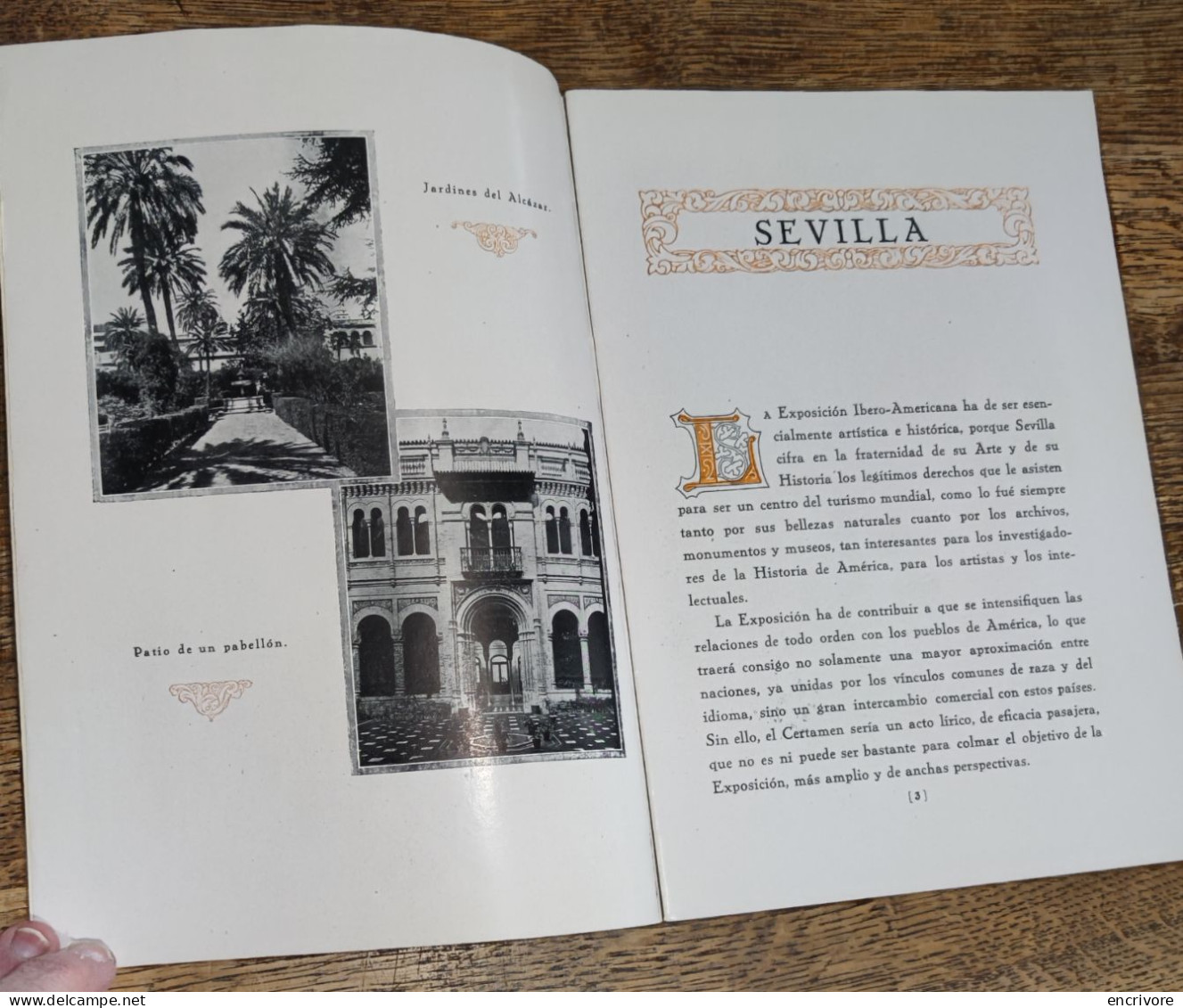 SEVILLE BARCELONE Exposicion General Espanola Exposition 1929 - Toeristische Brochures