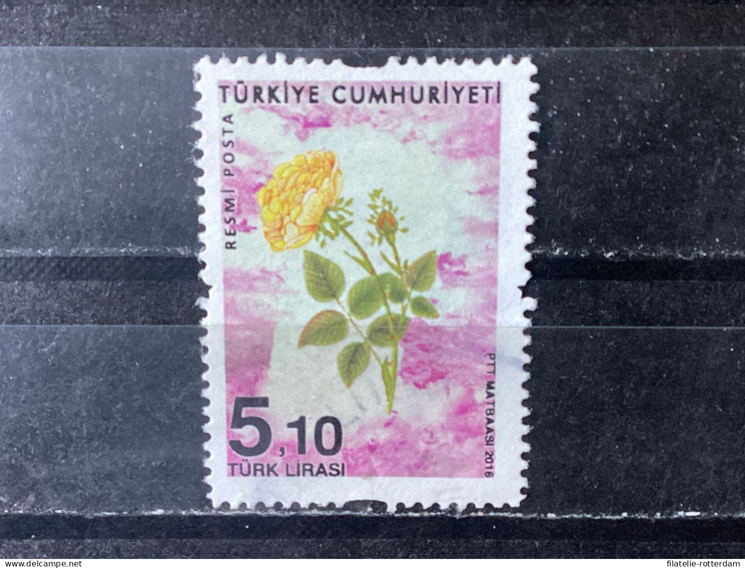Turkey / Turkije - Flowers (5.10) 2016 - Used Stamps
