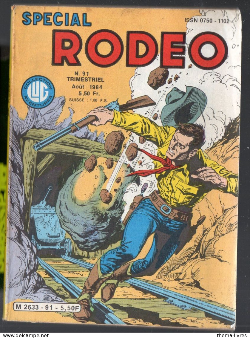 BD (pocket)   SPECIAL RODEO  N°91 De 1984 (PPP47355 / 091) - Other & Unclassified
