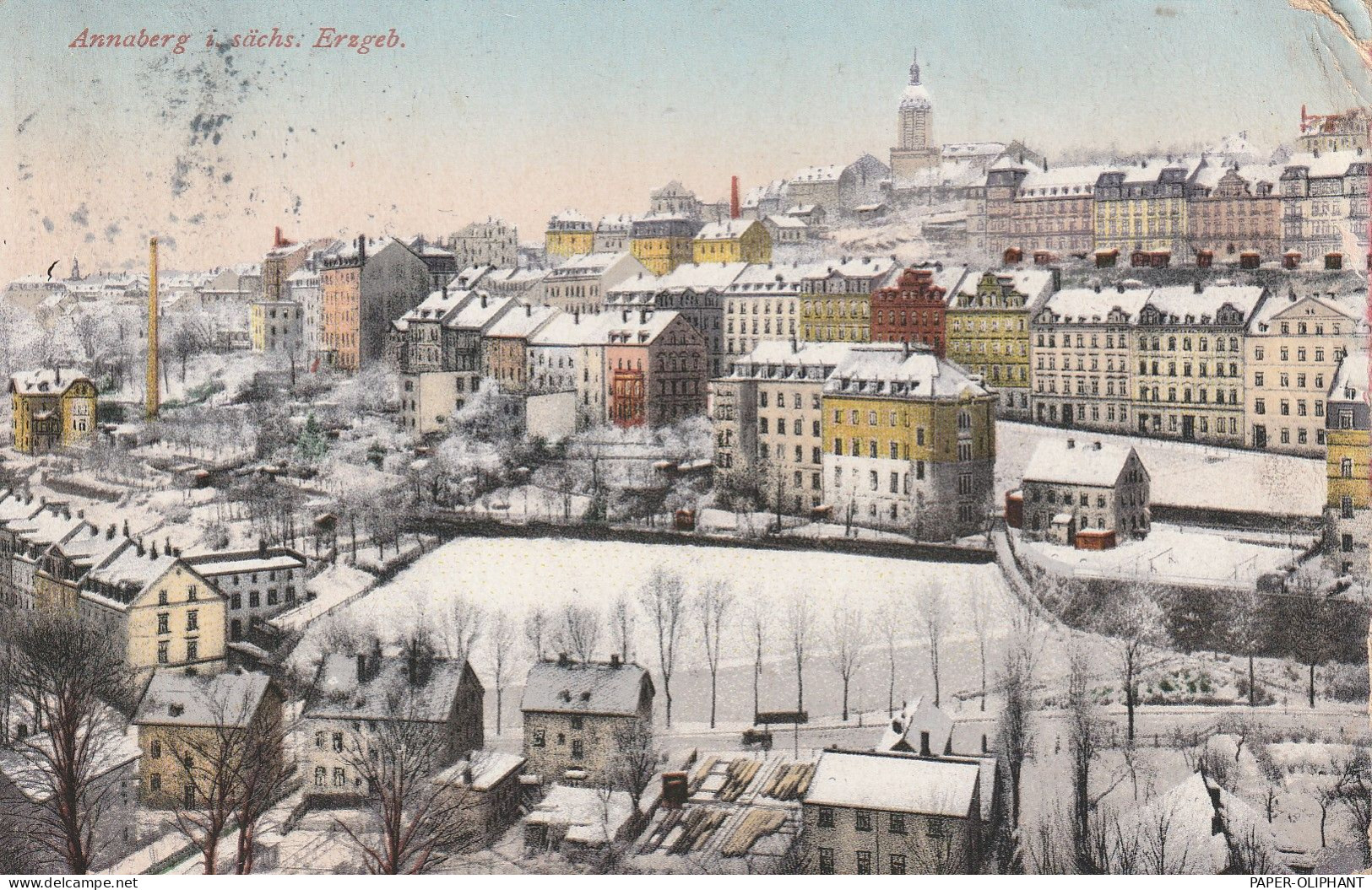 0-9300 ANNABERG Im Schnee, 1921 - Annaberg-Buchholz