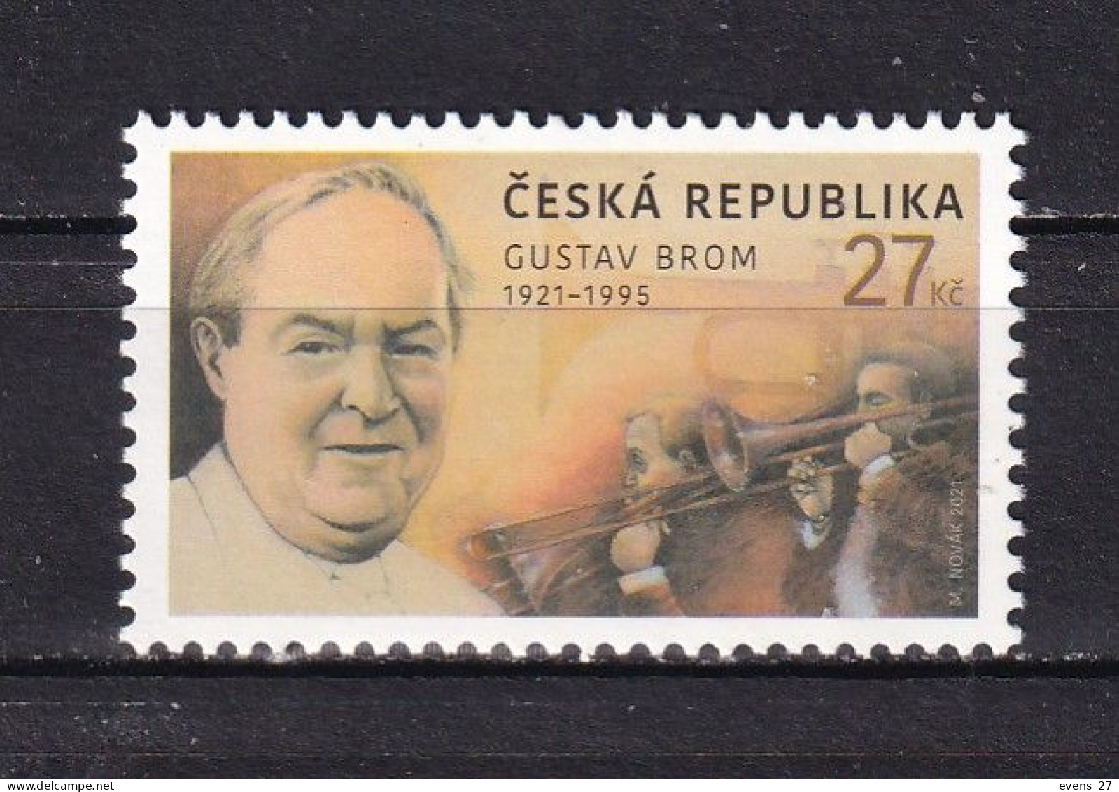 CZECH REPUBLIC-2021-GUSTAV BROM-MNH. - Ongebruikt