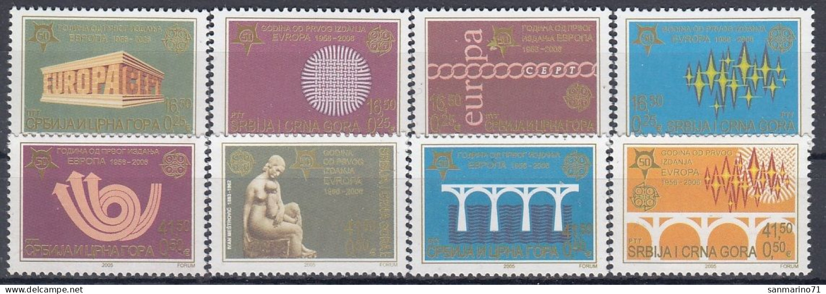 YUGOSLAVIA 3257-3264,unused - 2005