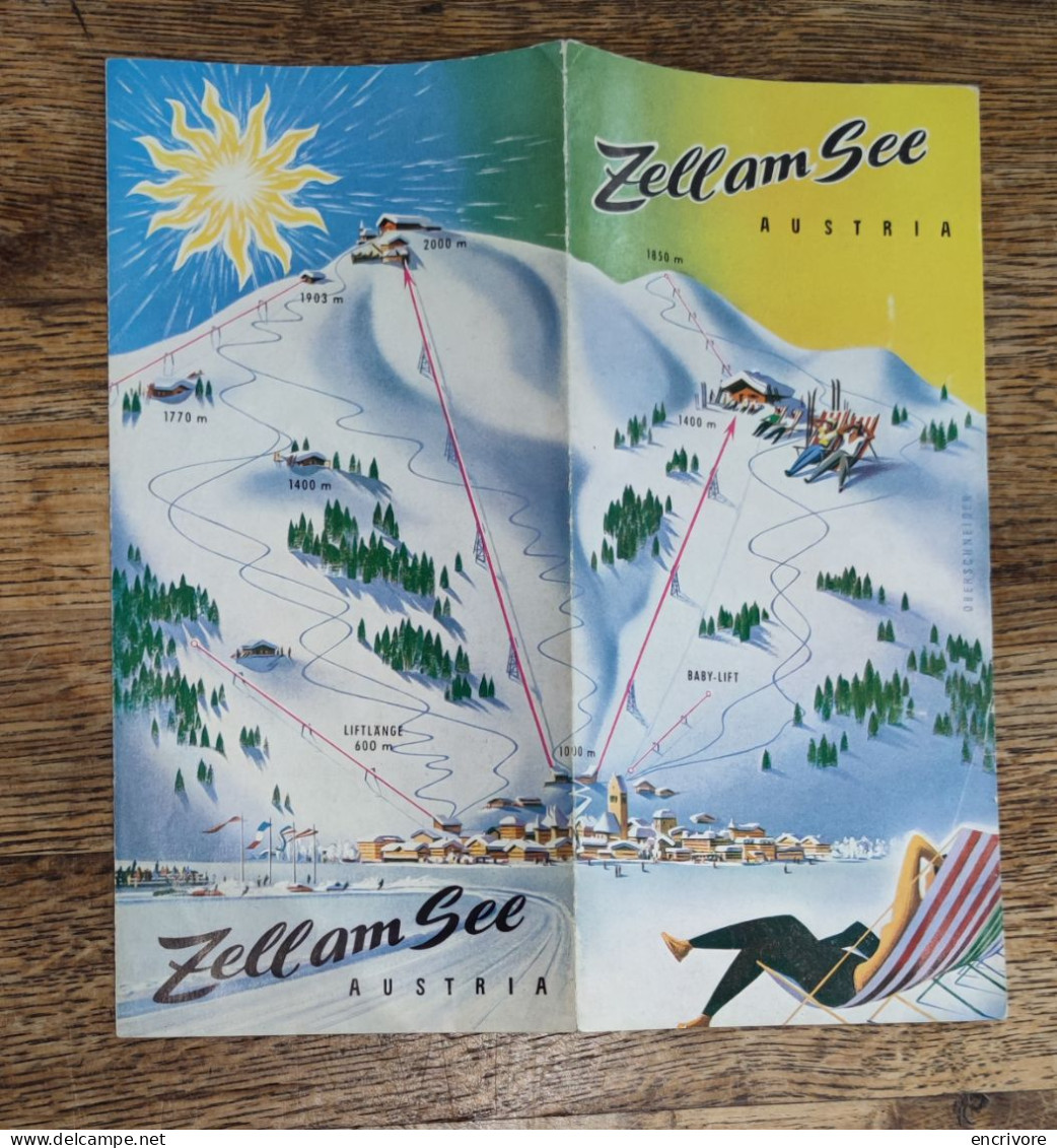ZELL AM SEE Austria Autriche Ski Sports D'hiver - Tourism Brochures