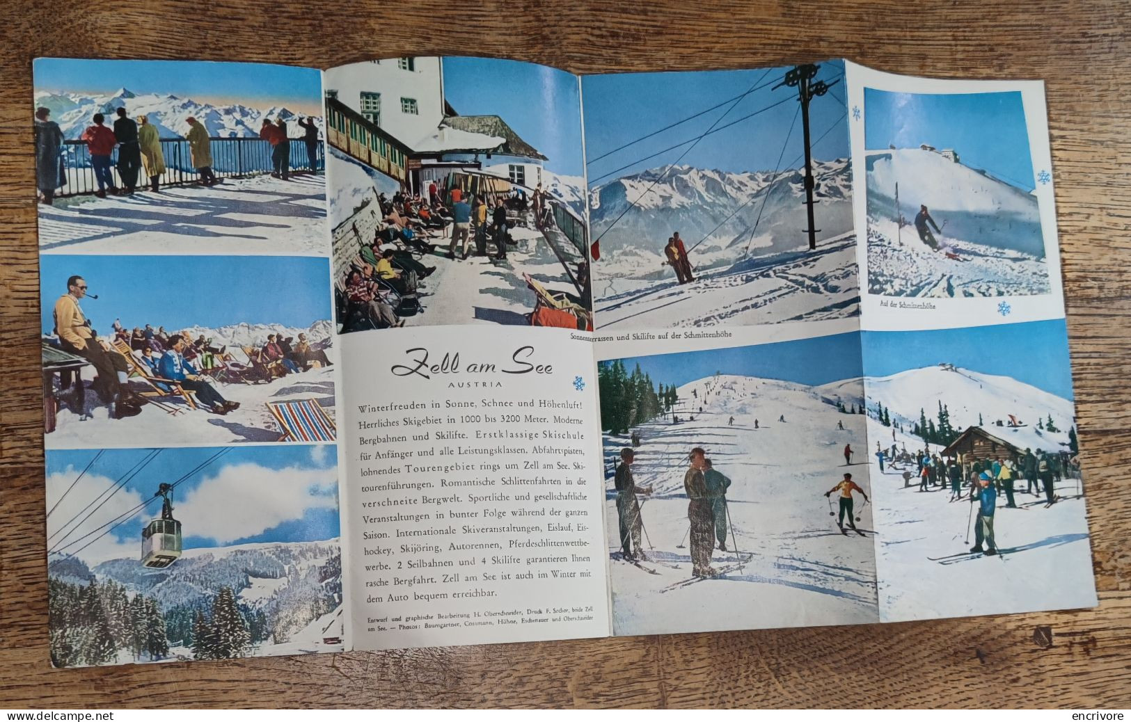 ZELL AM SEE Austria Autriche Ski Sports D'hiver - Reiseprospekte