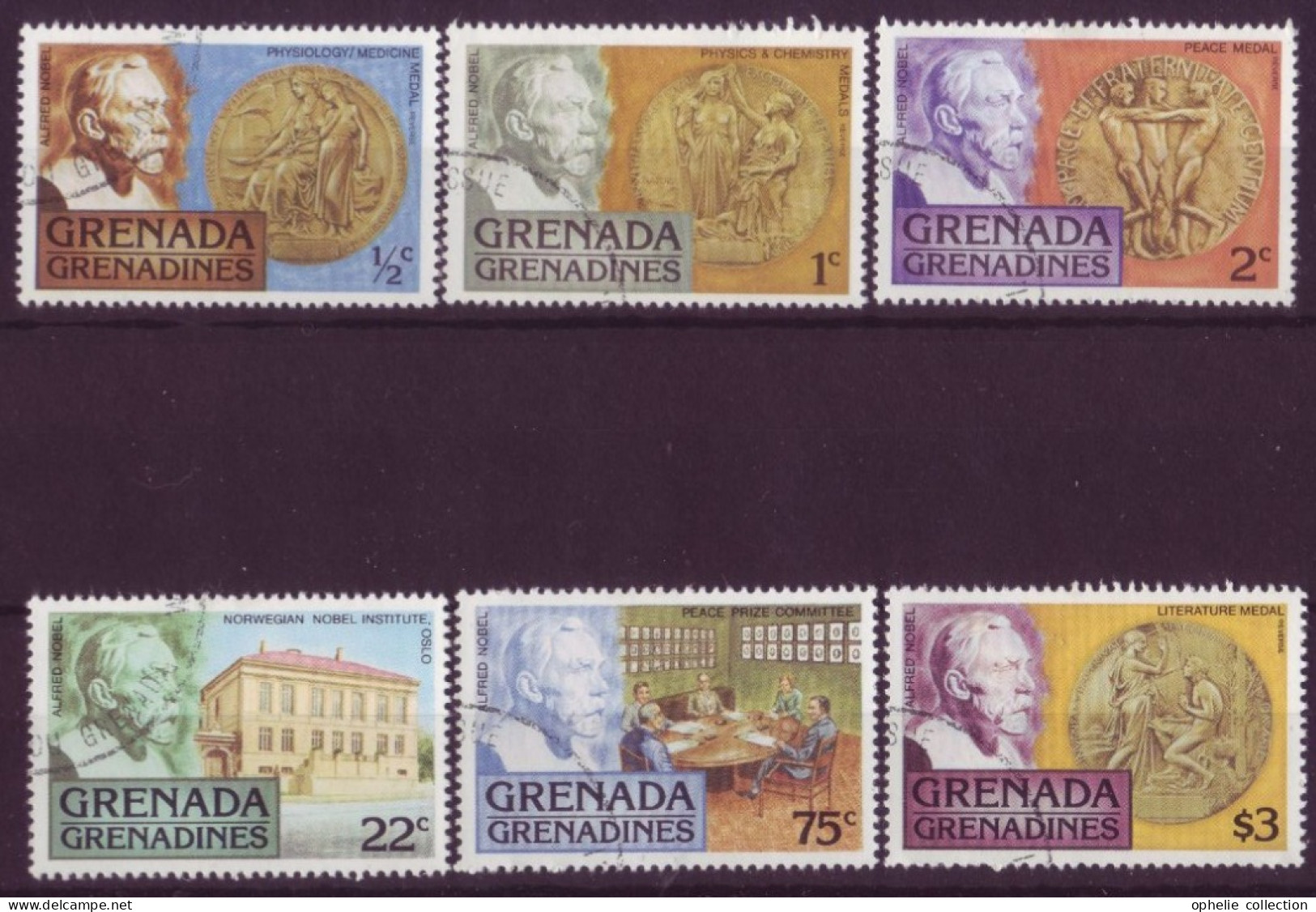 Amérique - Grenada - Grenadines - Nobels - 6  Timbres Différents - 7300 - Grenade (1974-...)
