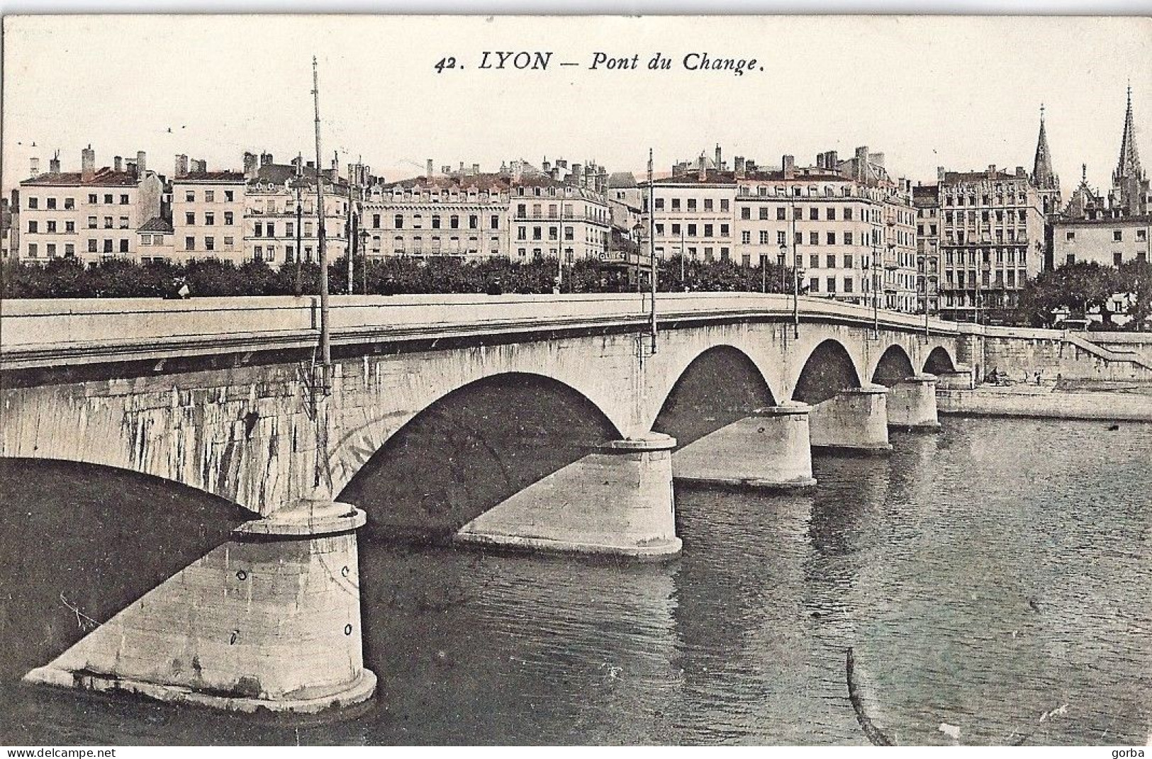 *CPA - 69 LYON-  5ème - Pont Du Change - Lyon 5