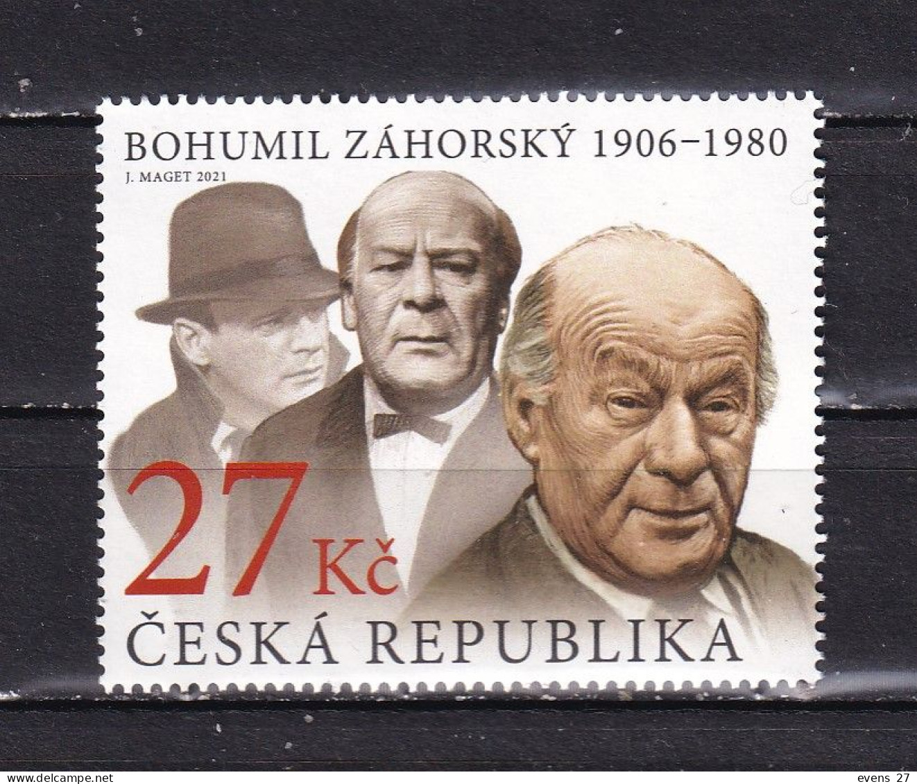 CZECH REPUBLIC-2021-BOHUMIL ZAHORSKY-MNH. - Ungebraucht