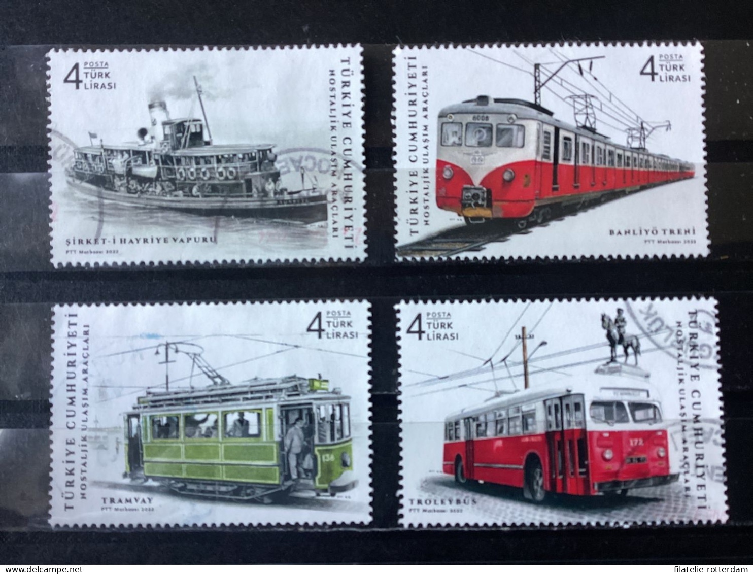 Turkey / Turkije - Complete Set Transportation 2022 - Used Stamps