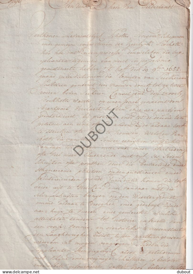 Bocholt - Manuscript  1652 (latere Kopie 18de Eeuw)  (V3098) - Manuskripte