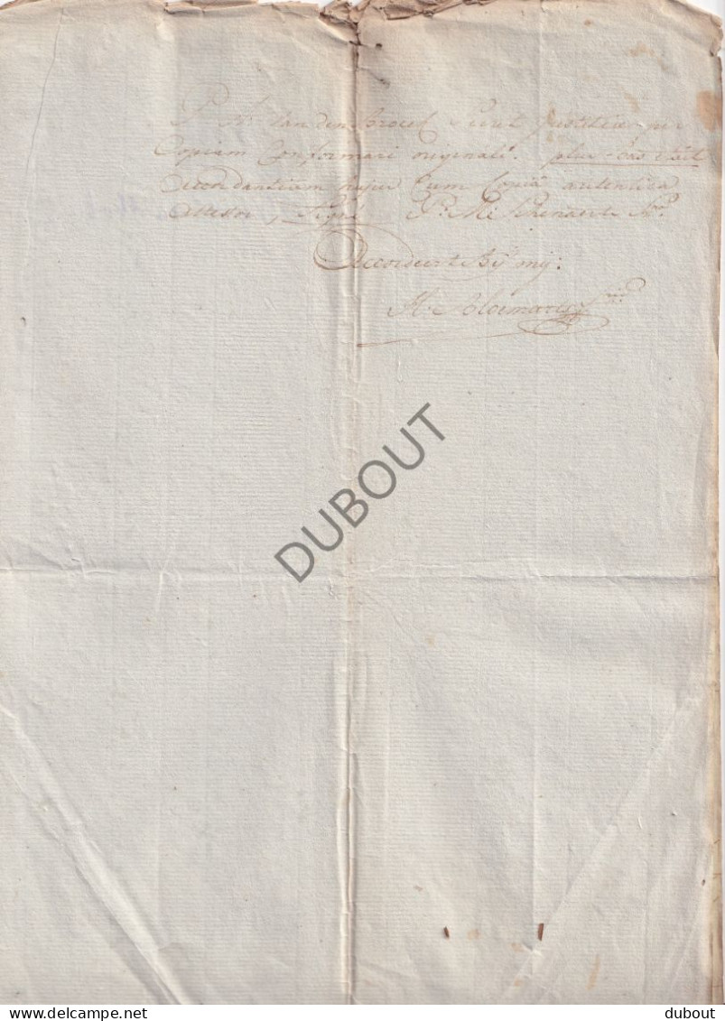 Bocholt - Manuscript  1652 (latere Kopie 18de Eeuw)  (V3098) - Manuscrits