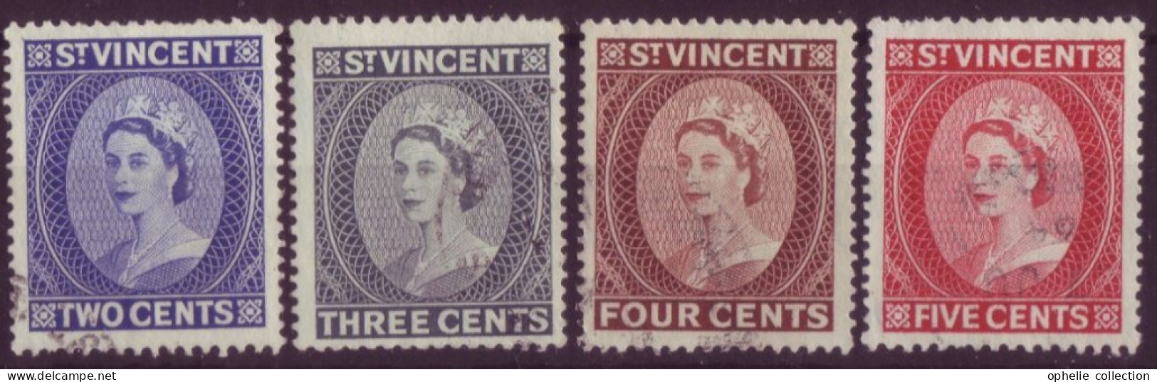 Amérique - St Vincent - Queen Elisabeth II - 4  Timbres Différents - 7302 - St.Vincent (1979-...)