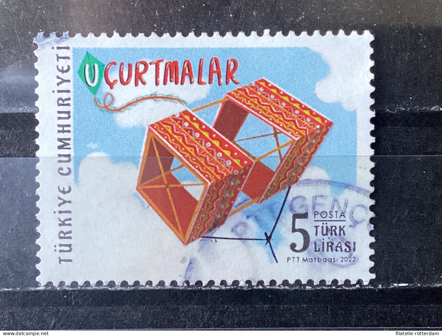 Turkey / Turkije - Kites (5) 2022 - Used Stamps