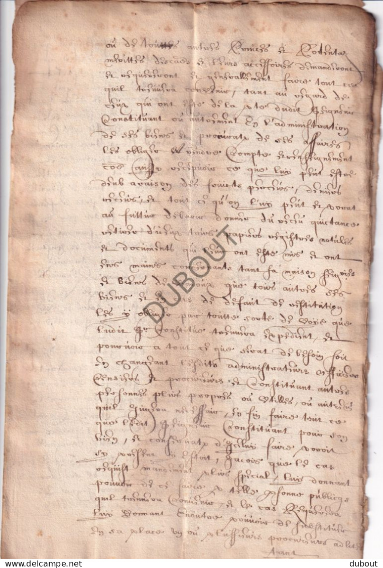 Manuscrit 1673 Concernant Jerome Albert Comte De Mérode Et De Thian  (V3095) - Manuscripts