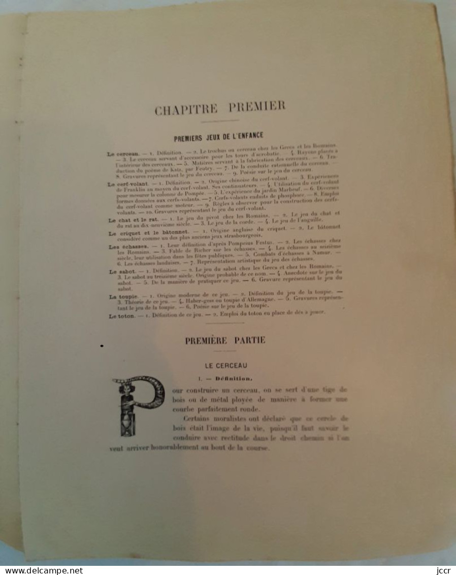 Histoire des Jeux - Henry René d'Allemagne - 2 volumes - 1927 - Envoi signé Edouard Herriot