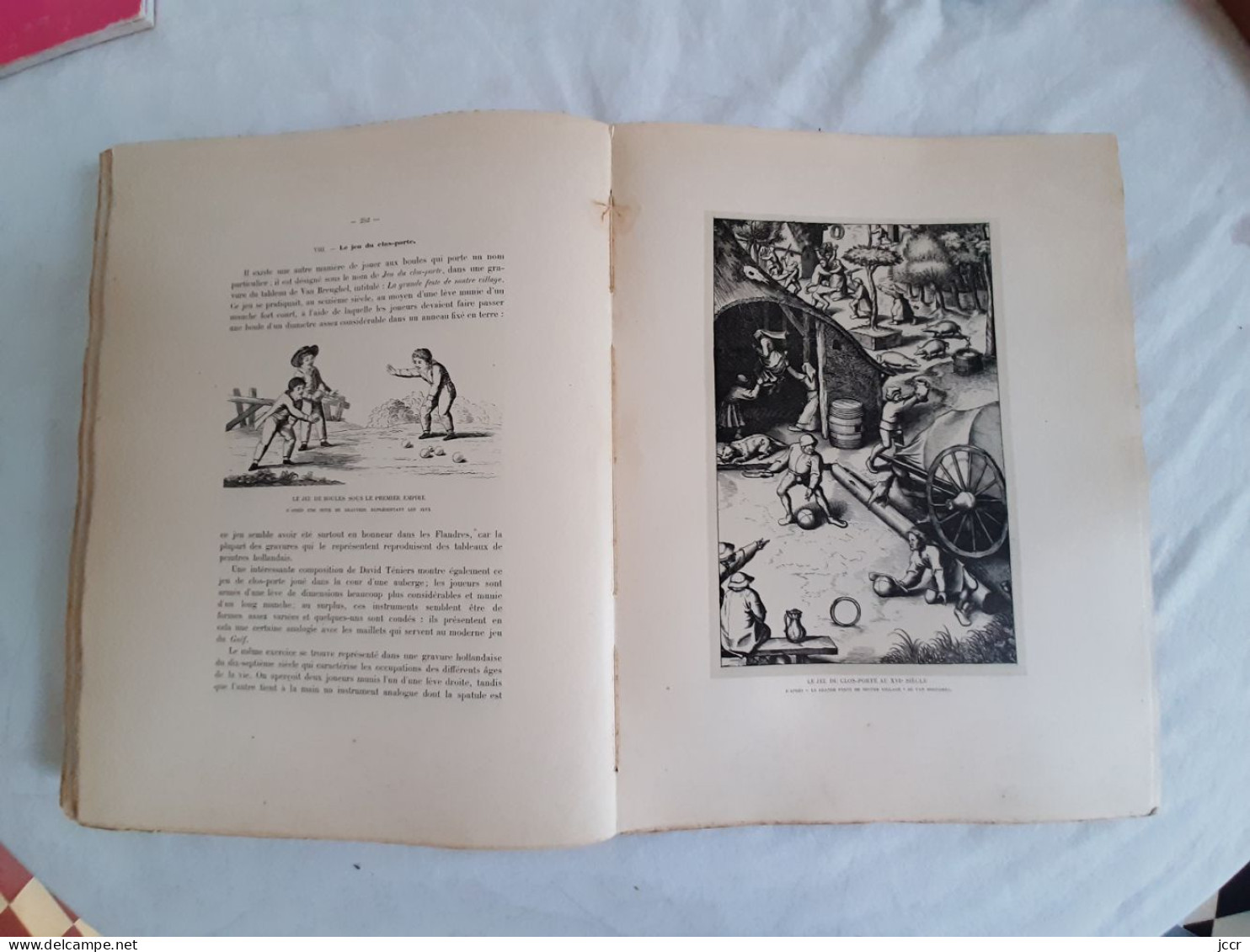 Histoire des Jeux - Henry René d'Allemagne - 2 volumes - 1927 - Envoi signé Edouard Herriot