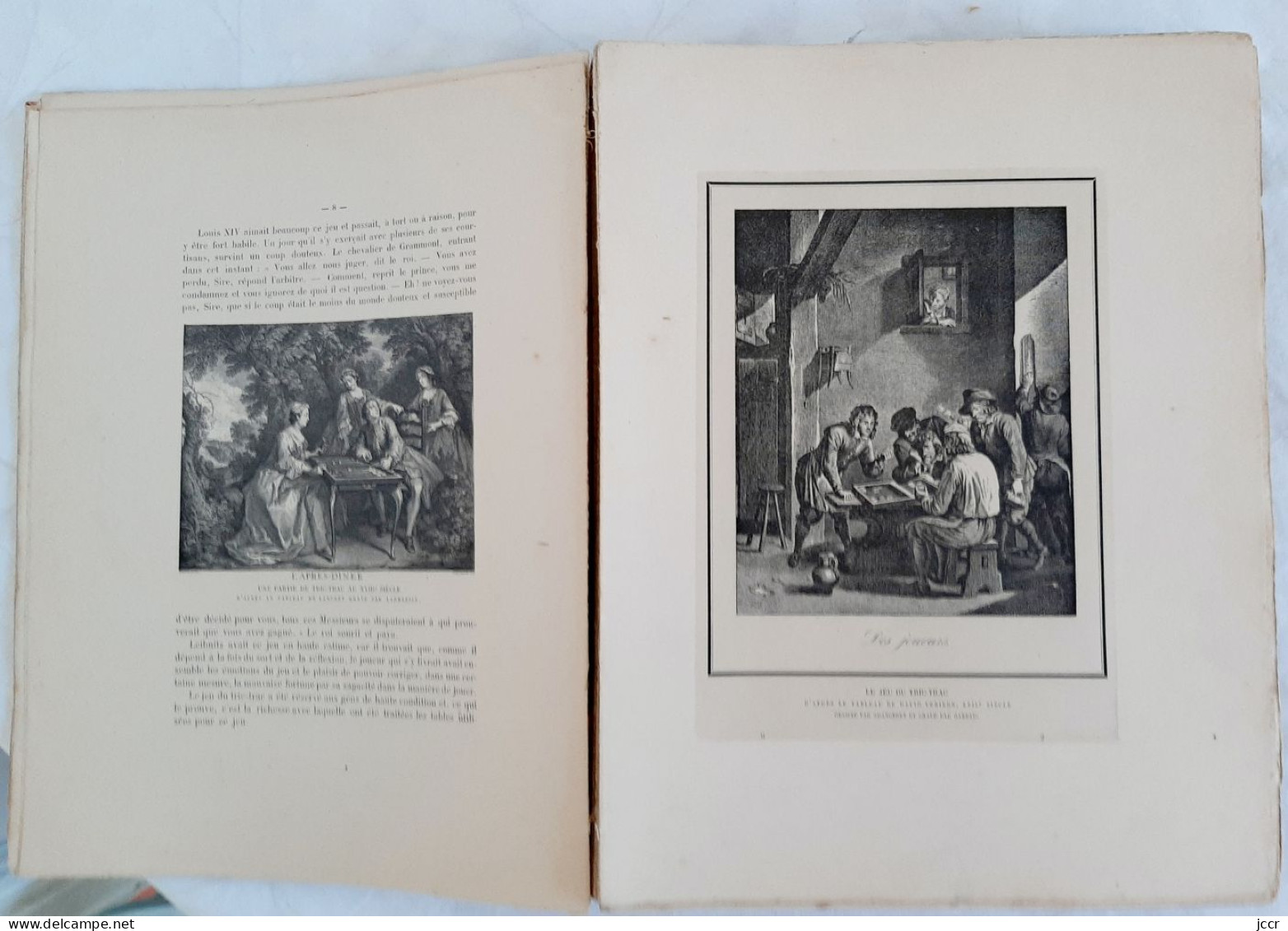 Histoire des Jeux - Henry René d'Allemagne - 2 volumes - 1927 - Envoi signé Edouard Herriot