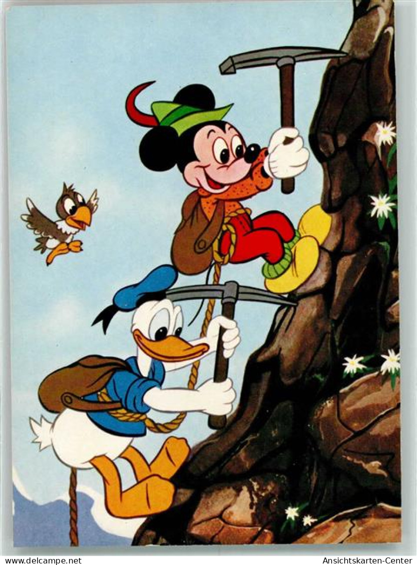 39786007 - Micky Maus Und Donald Duck Erklimmen Einen Berg Bergsteiger Seidel Verlag S4 - Disney
