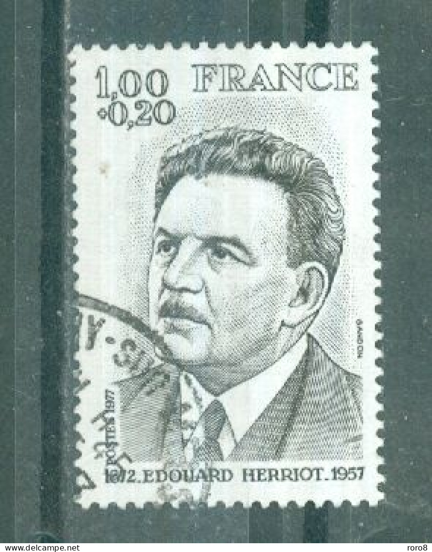 FRANCE - N°1953 Oblitéré - Personnages Célèbres Français. - Gebraucht