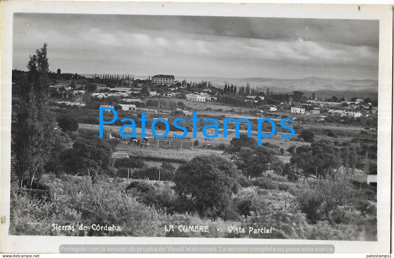 228320 ARGENTINA CORDOBA LA CUMBRE VISTA PARCIAL POSTAL POSTCARD - Argentina