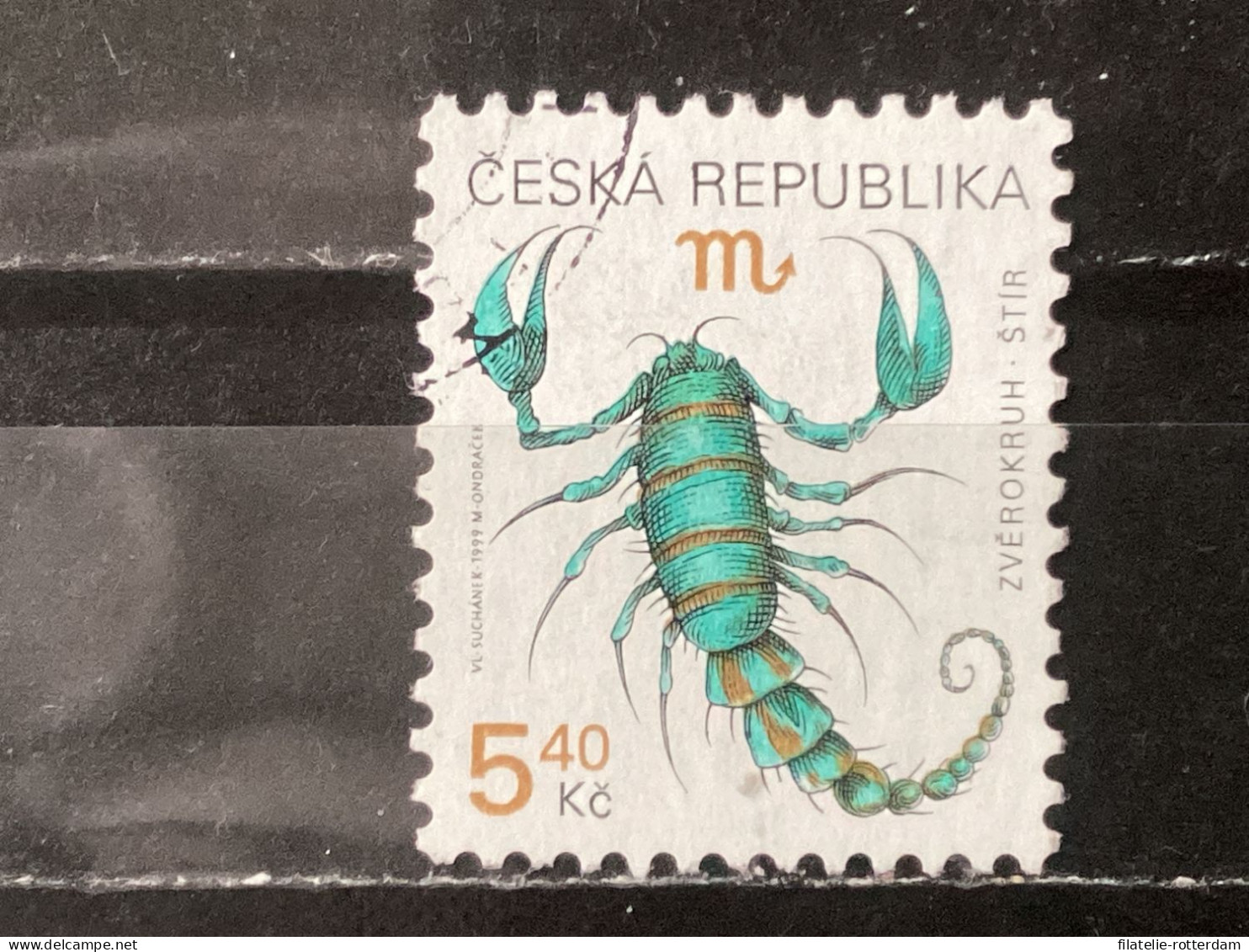 Czech Republic / Tsjechië - Signs Of The Zodiac (5.40) 1999 - Gebruikt