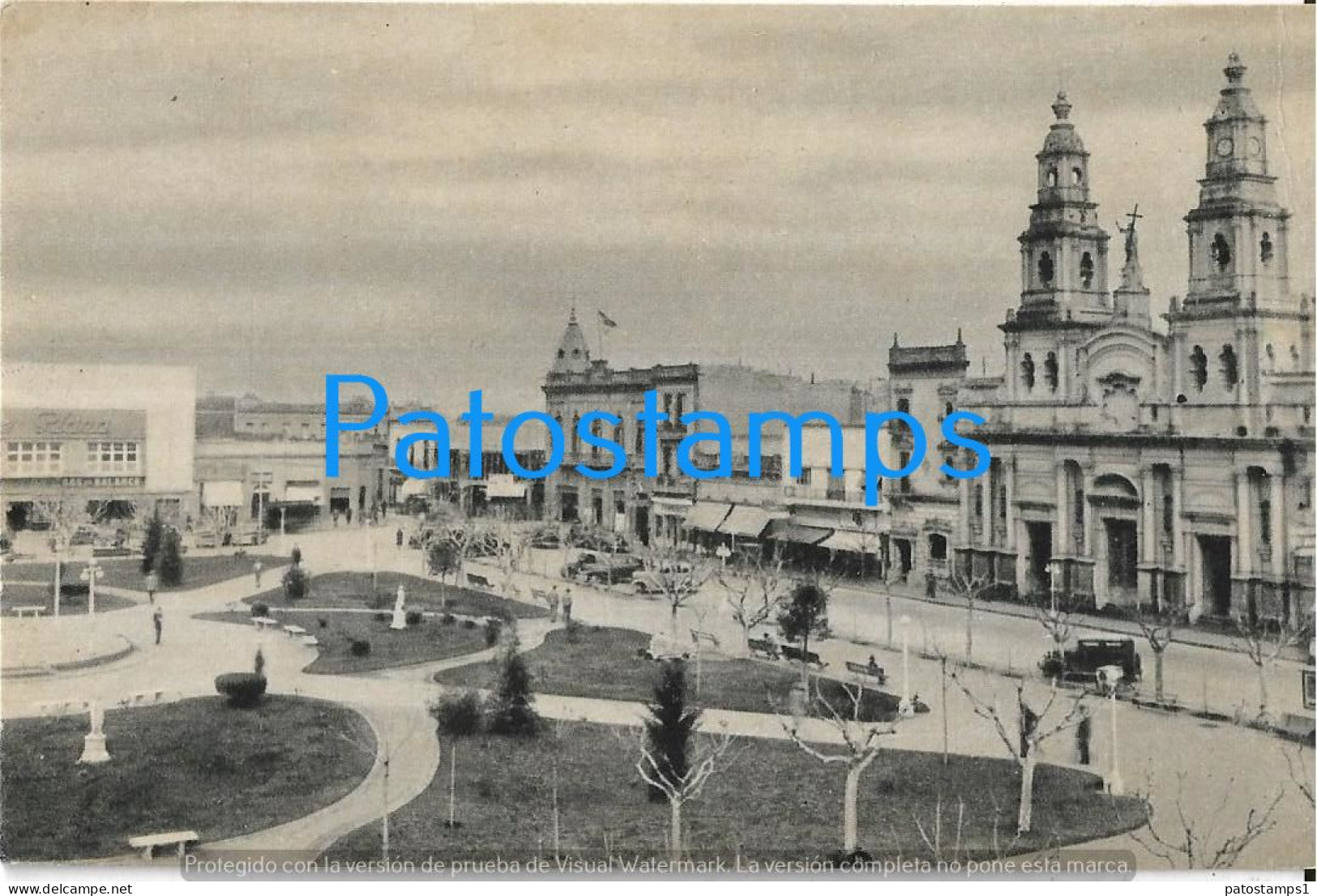 228322 ARGENTINA CORDOBA RIO CUARTO SQUARE PLAZA GENERAL ROCA POSTAL POSTCARD - Argentine