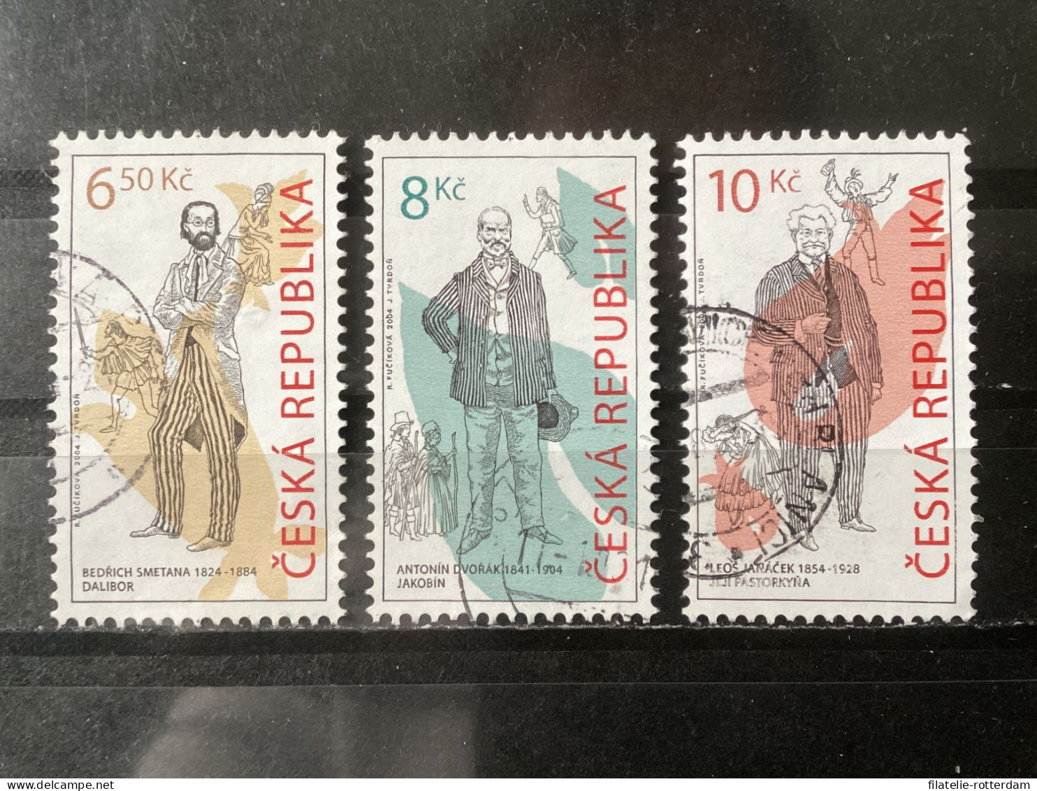 Czech Republic / Tsjechië - Complete Set Czech Opera 2004 - Used Stamps