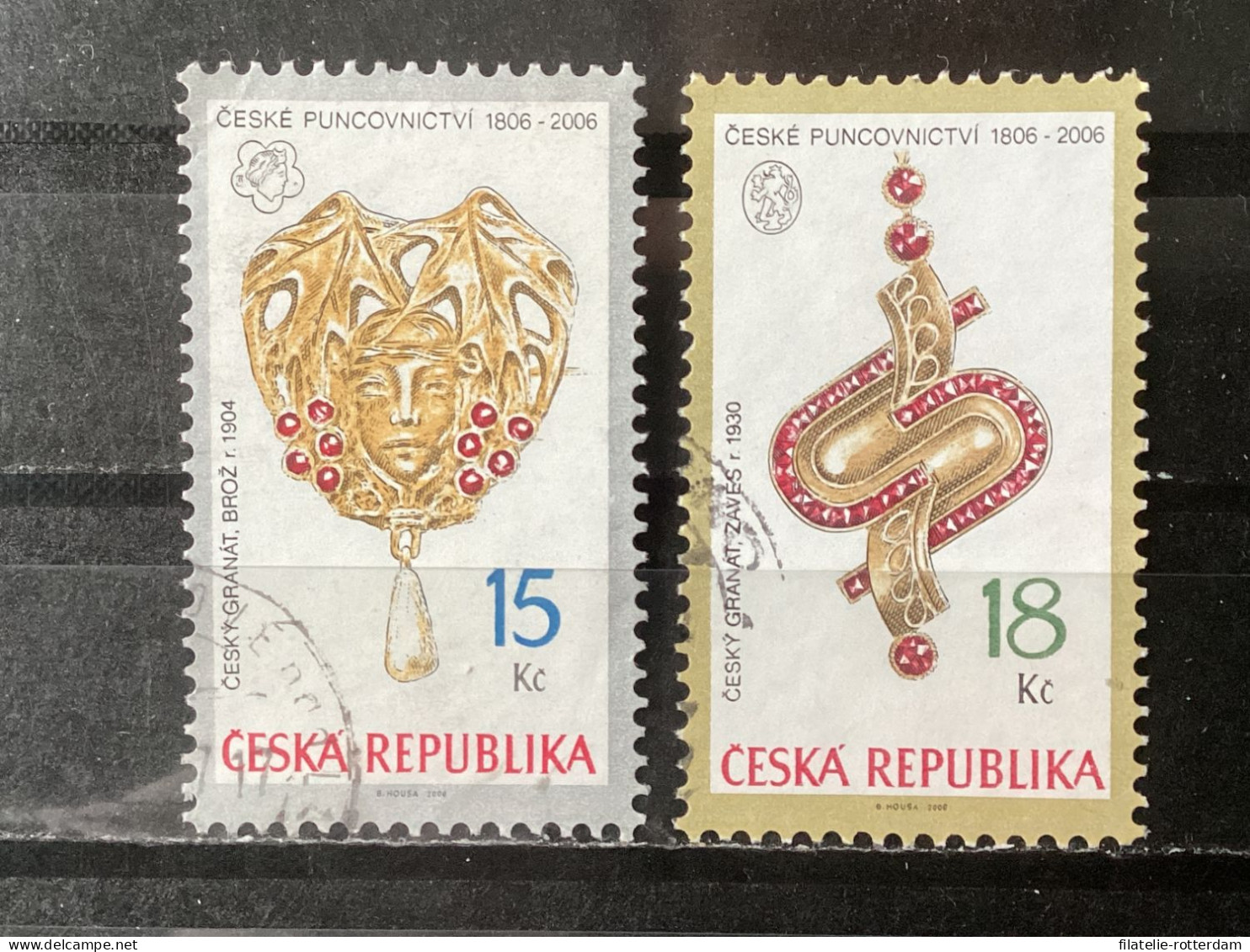 Czech Republic / Tsjechië - Complete Set Jewelry 2006 - Used Stamps
