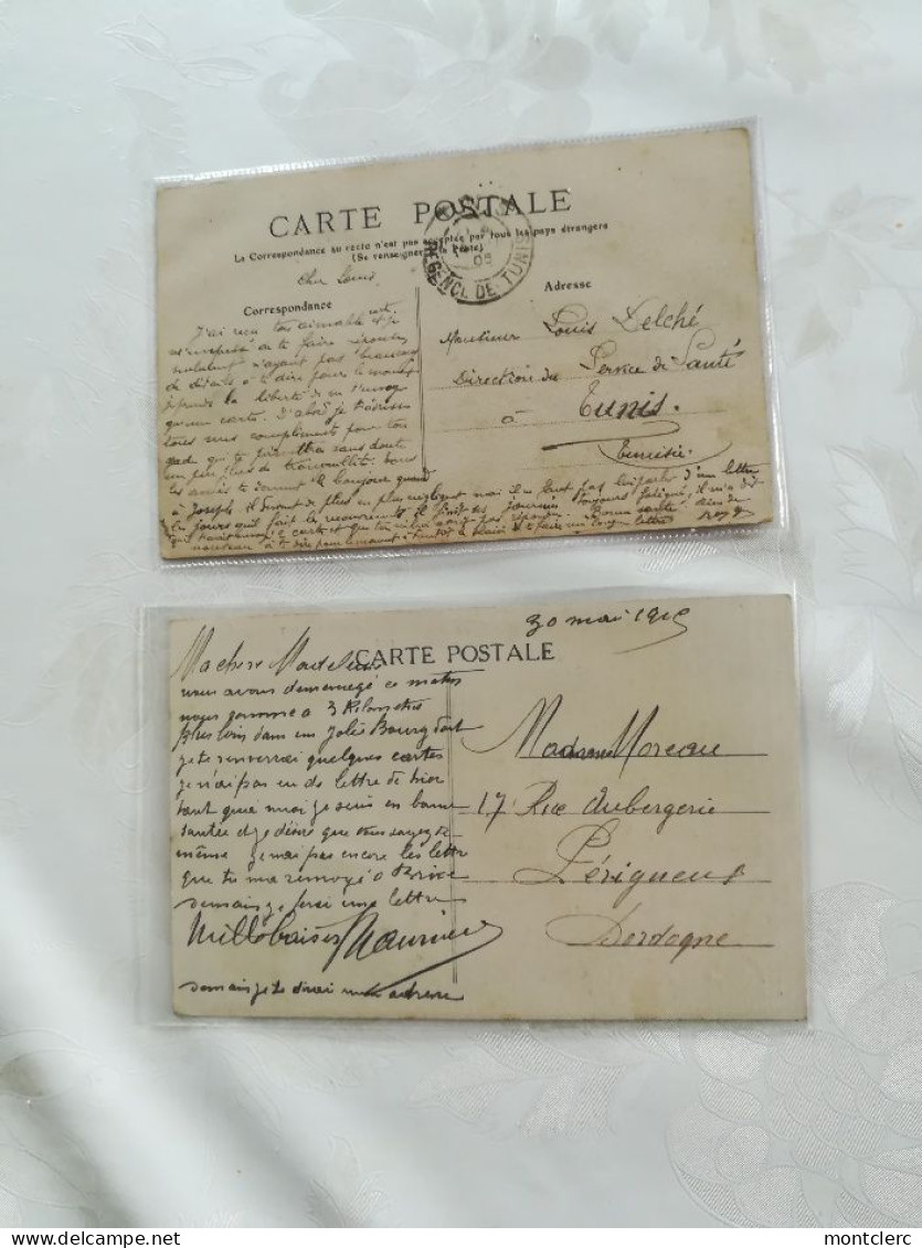 Lot De 2 Cartes Postales Anciennes Sur La Commune De Magnat L'Etrange Mothe N° 26 Et PM N°1177 - Autres & Non Classés