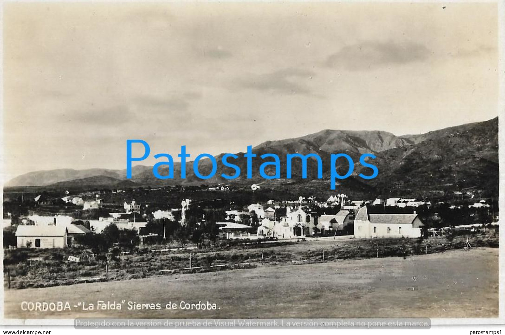 228325 ARGENTINA CORDOBA LA FALDA VISTA PARCIAL POSTAL POSTCARD - Argentina