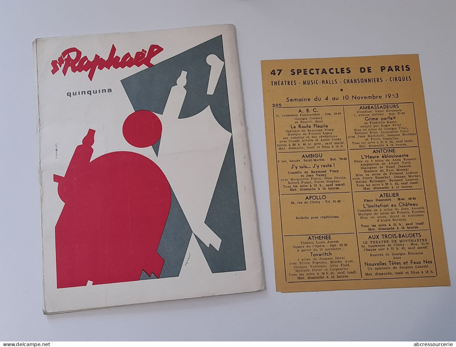 Ancien Programme Du Cirque Medrano De Paris Novembre 1953 + Spectacles - Programma's