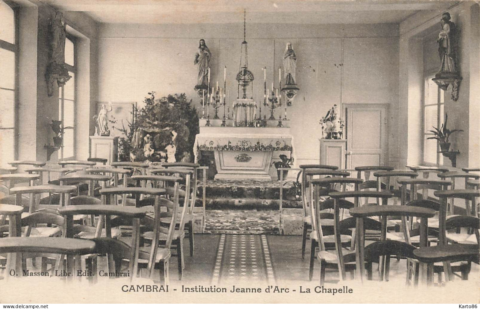 Cambrai * Institution Jeanne D'arc * Intérieur De La Chapelle - Cambrai