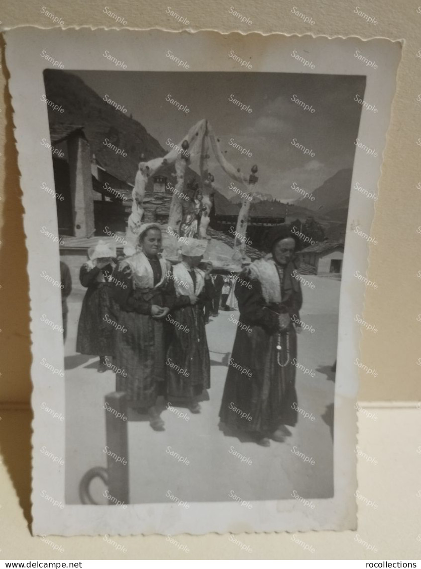 France Photo LANSLEVILLARD (Val Cenis) 15 Aout 1941 Cortège De La Vierge - Europa