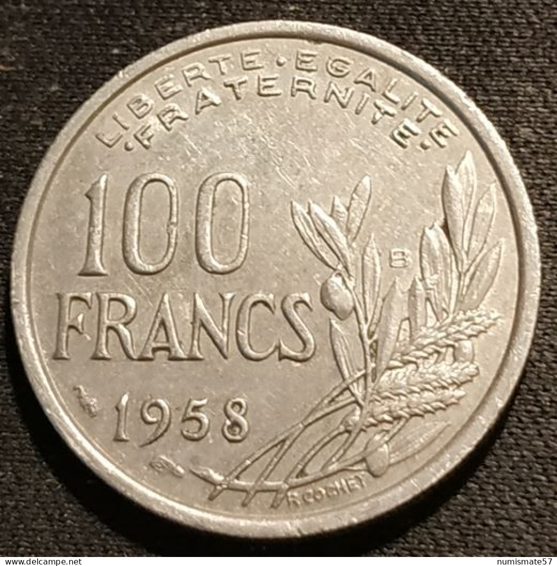 Pas Courant - FRANCE - 100 FRANCS 1958 B - Cochet - Gad 897 - KM 919 - 100 Francs