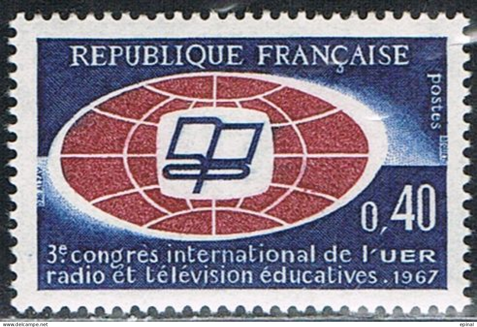 FRANCE : N° 1515 ** Et Oblitéré (Union Européenne De Radiodiffusion) - PRIX FIXE - - Ungebraucht