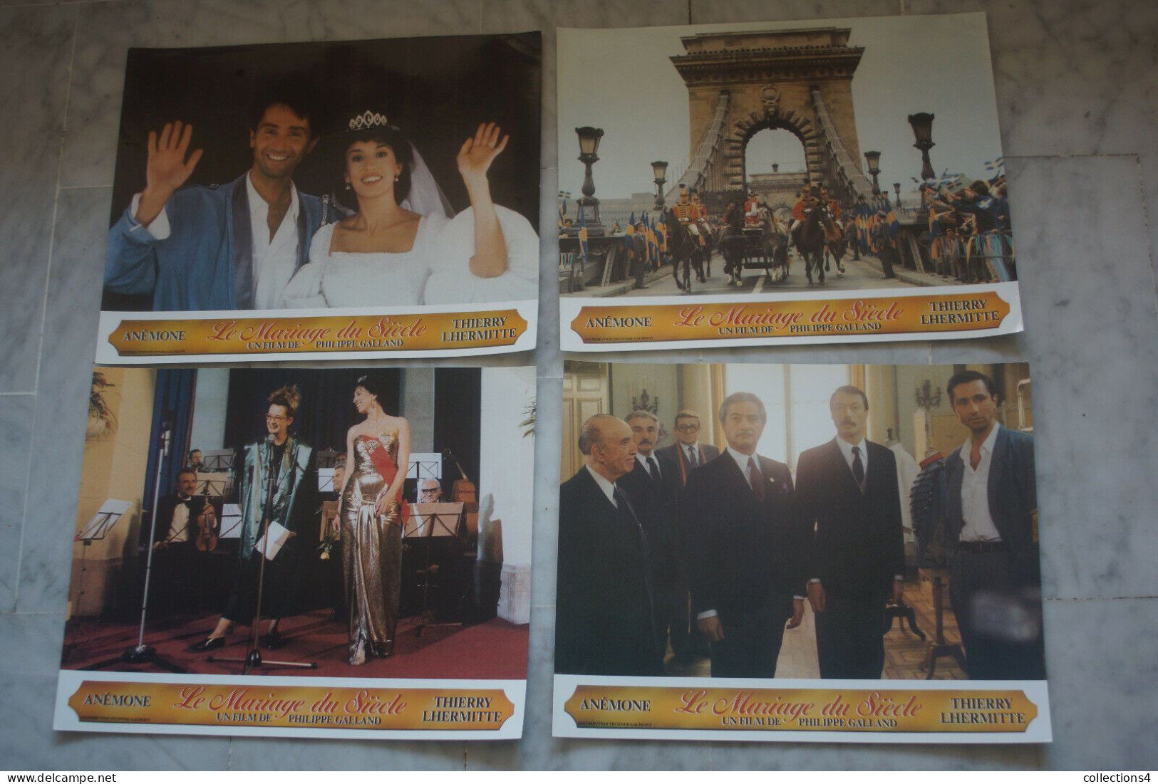 LE MARIAGE DU SIECLE 1985 LOT 12 PHOTOS ANEMONE THIERRY LHERMITE - Foto's