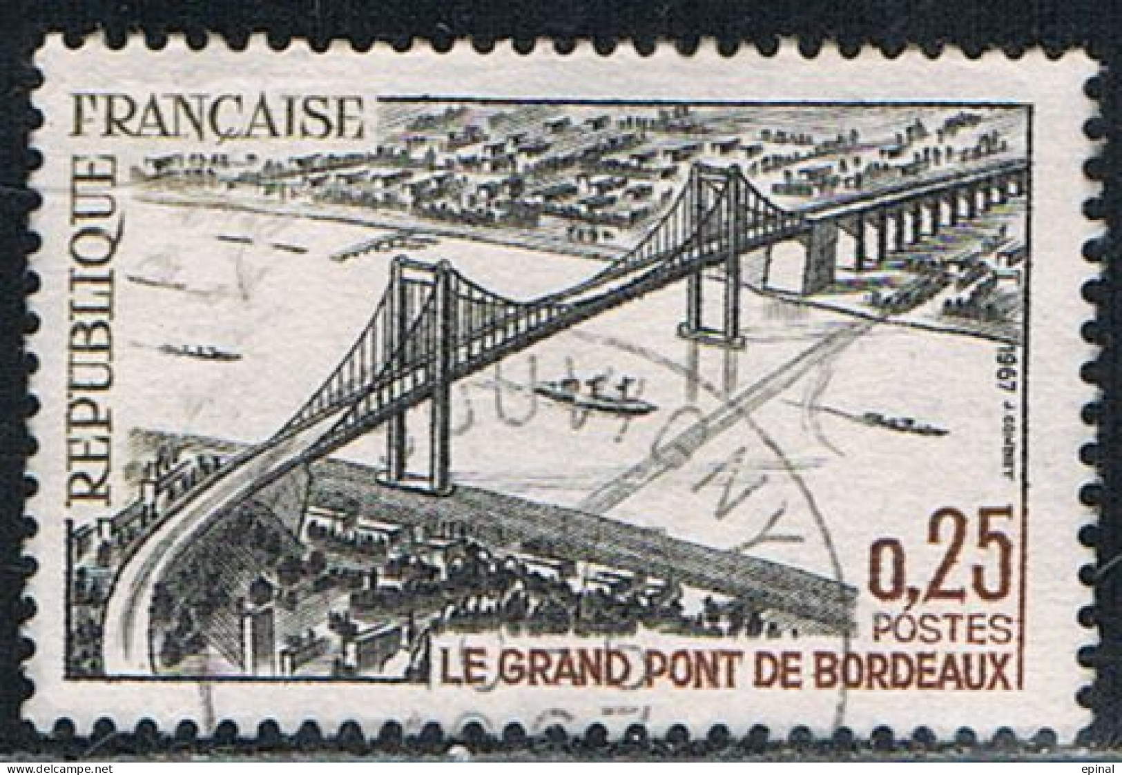 FRANCE : N° 1524 ** Et Oblitéré (Inauguration Du Grand Pont De Bordeaux) - PRIX FIXE - - Nuevos