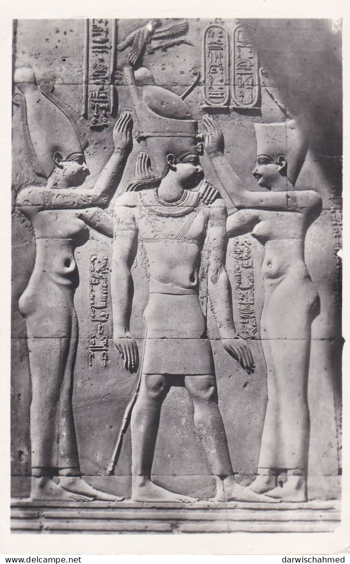 - ÄGYPTEN - EGYPT - DYNASTIE- ÄGYPTOLOGIE - KADDIS - TEMPLE OF KOM OMBO - POST CARD - GEBRAUCHT - USED - Tempels Van Aboe Simbel