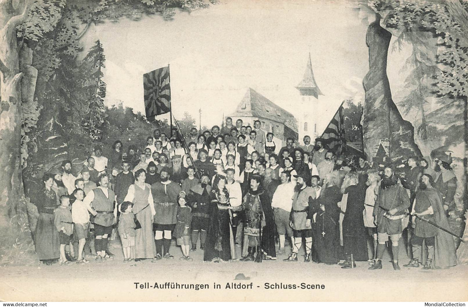 MIKIBP10-070- SUISSE TELL AUFFUHRUNGEN IN ALTDORF SCHLUSS SCENE - Altdorf