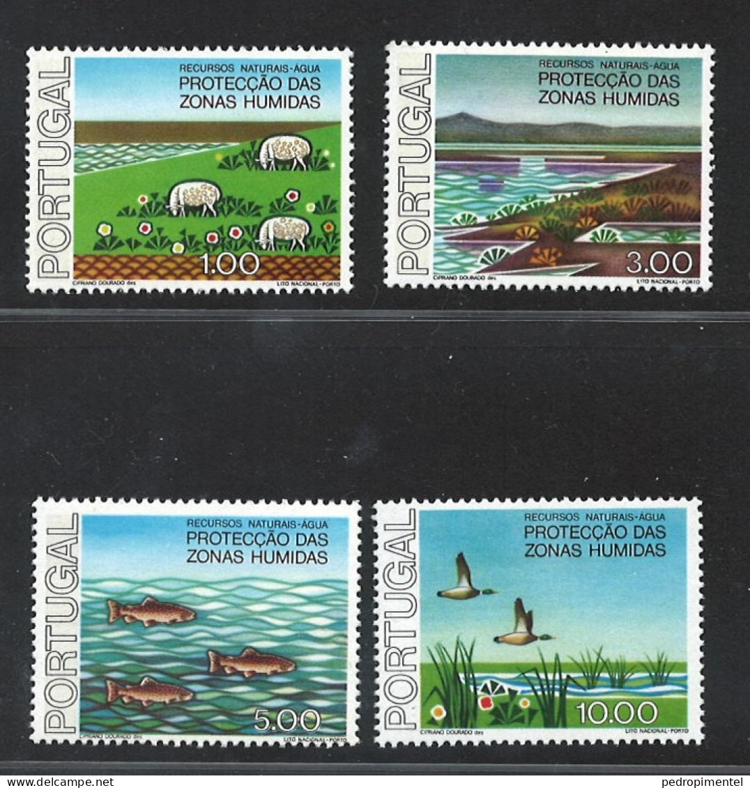 Portugal Stamps 1976 "Water Resources" Condition MNH #1305-1308 - Nuevos