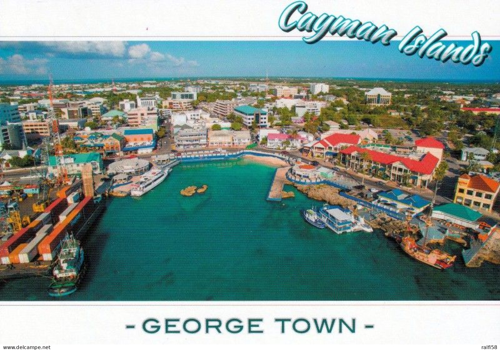 1 AK Cayman Islands * Blick Auf George Town Die Hauptstadt Der Cayman Islands - Ein Britisches Überseegebiet * - Caïman (Iles)